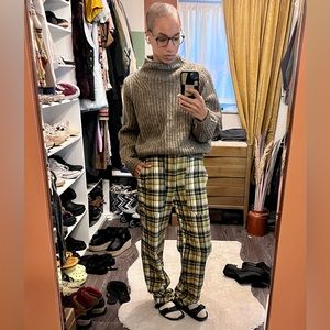 Back Beat Co Flannel Carpenter Pants